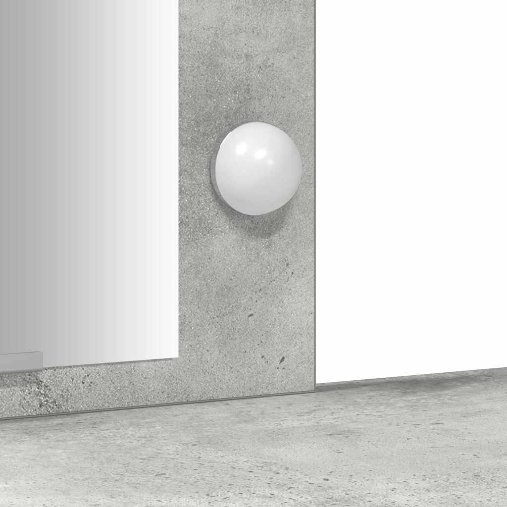 Klædeskab 102 X 33 X 135 Cm Konstrueret Træ - Billede 8