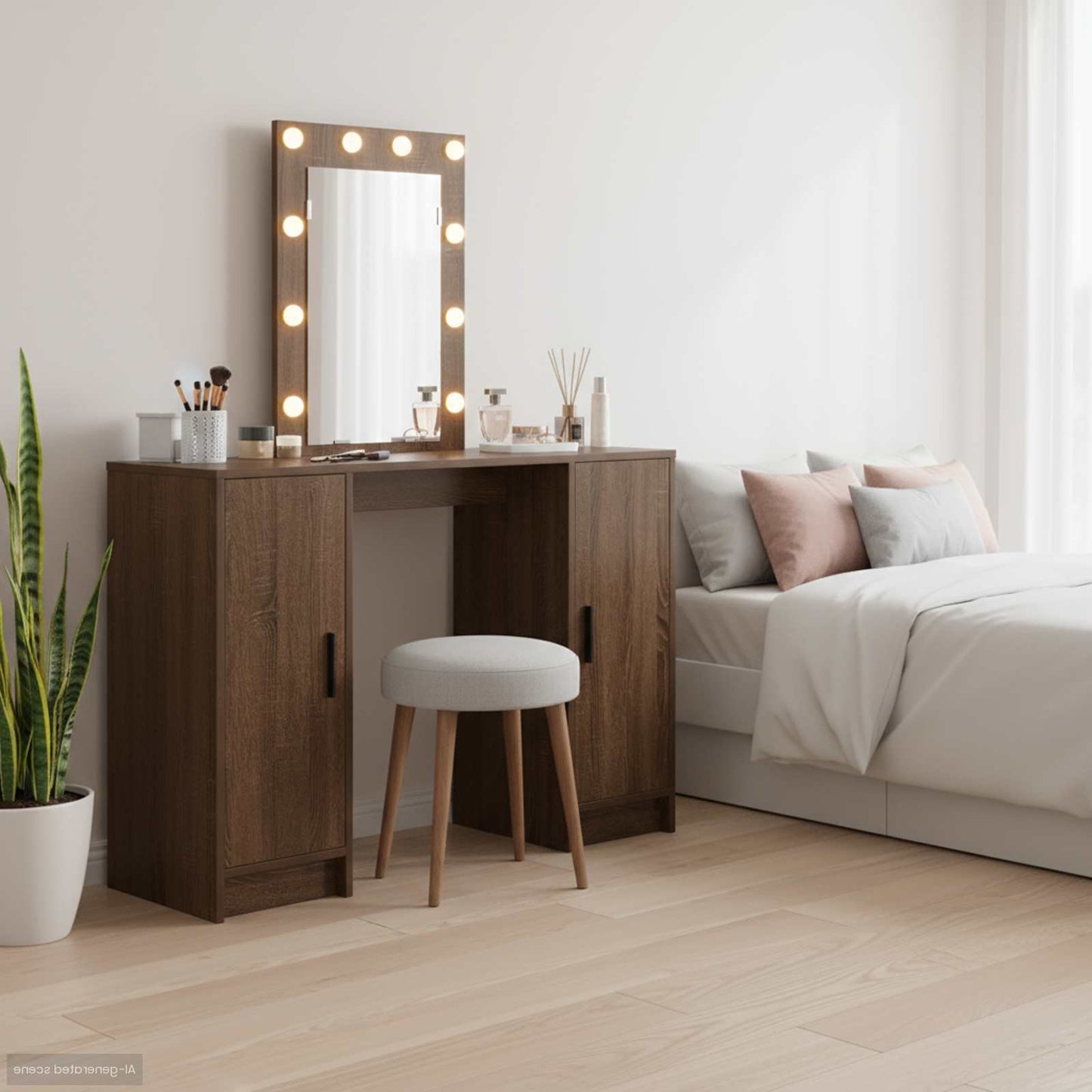 Klædeskab 102 X 33 X 135 Cm Konstrueret Træ - Variant 865187