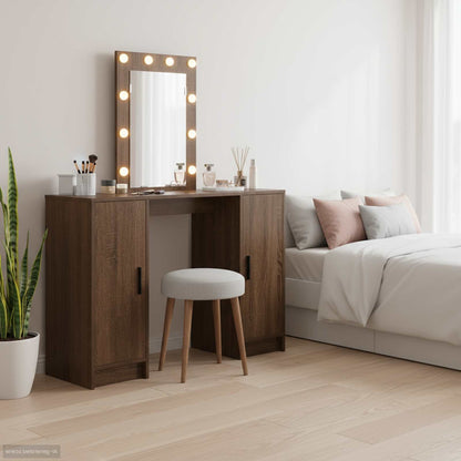 Klædeskab 102 X 33 X 135 Cm Konstrueret Træ - Variant 865187