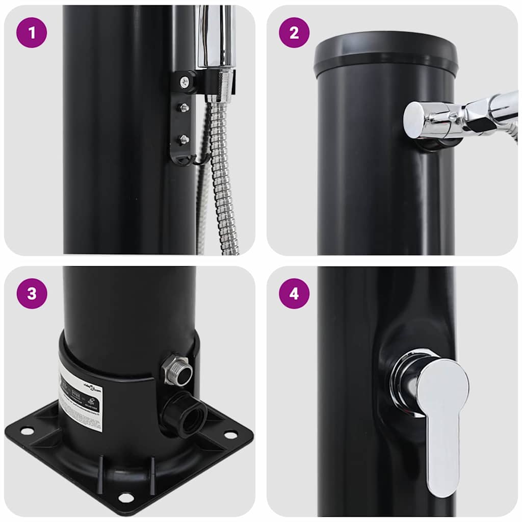 Udendørs Solbruser 217 Cm Pvc Og Aluminium - Billede 8