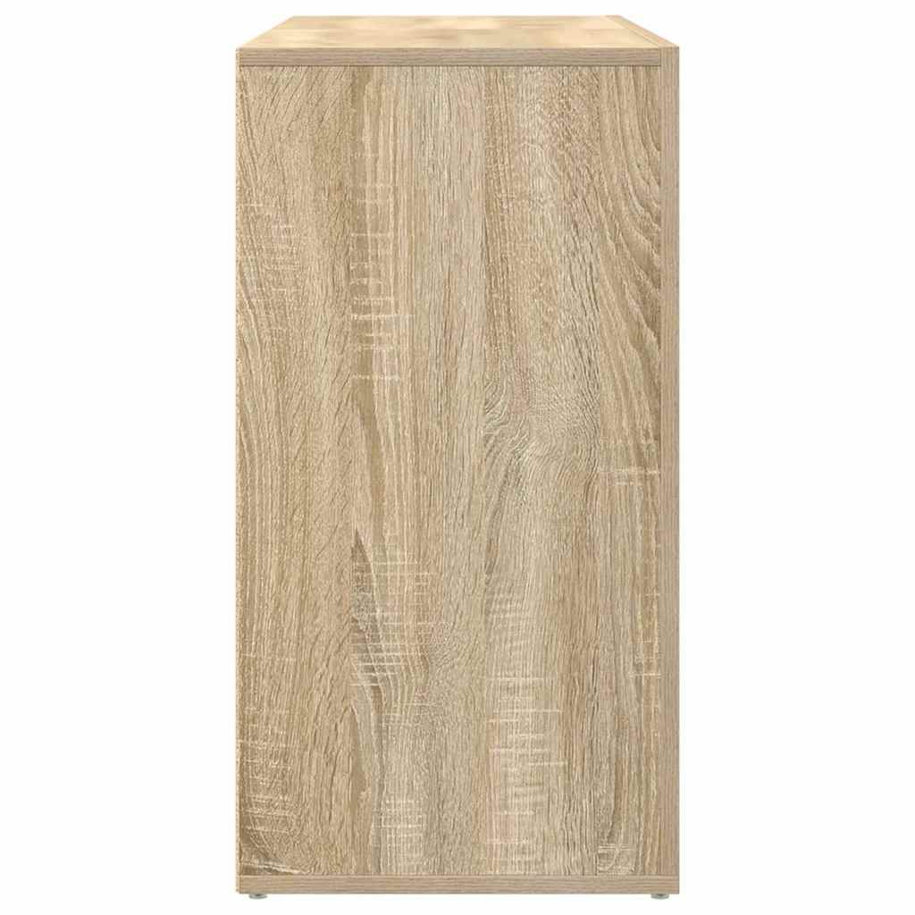 Sideboard Med Skuffe Sonoma-eg 120 X 36 X 69 Cm Konstrueret Træ - Billede 7