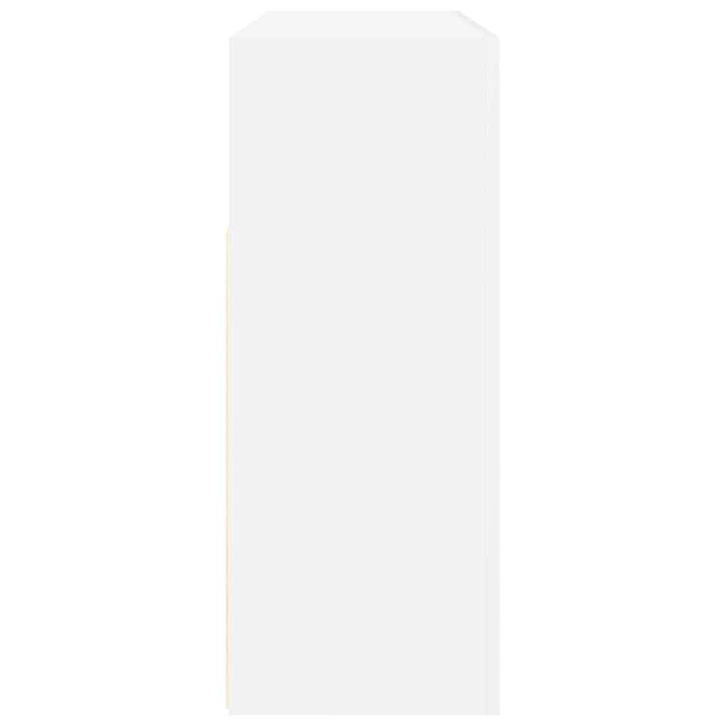 Sideboard Hvid 116 X 30 X 75 Cm Konstrueret Træ - Billede 8