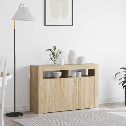 Sideboard 116 X 30 X 75 Cm Konstrueret Træ - Variant 3333878