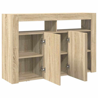 Sideboard Sonoma-eg 116 X 30 X 75 Cm Konstrueret Træ - Billede 6