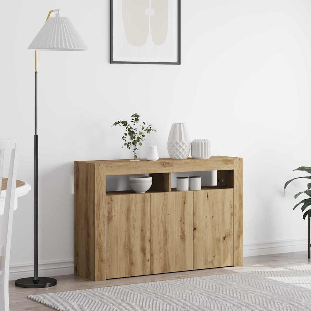 Sideboard Artisan Eg 116 X 30 X 75 Cm Konstrueret Træ - Hovedbillede