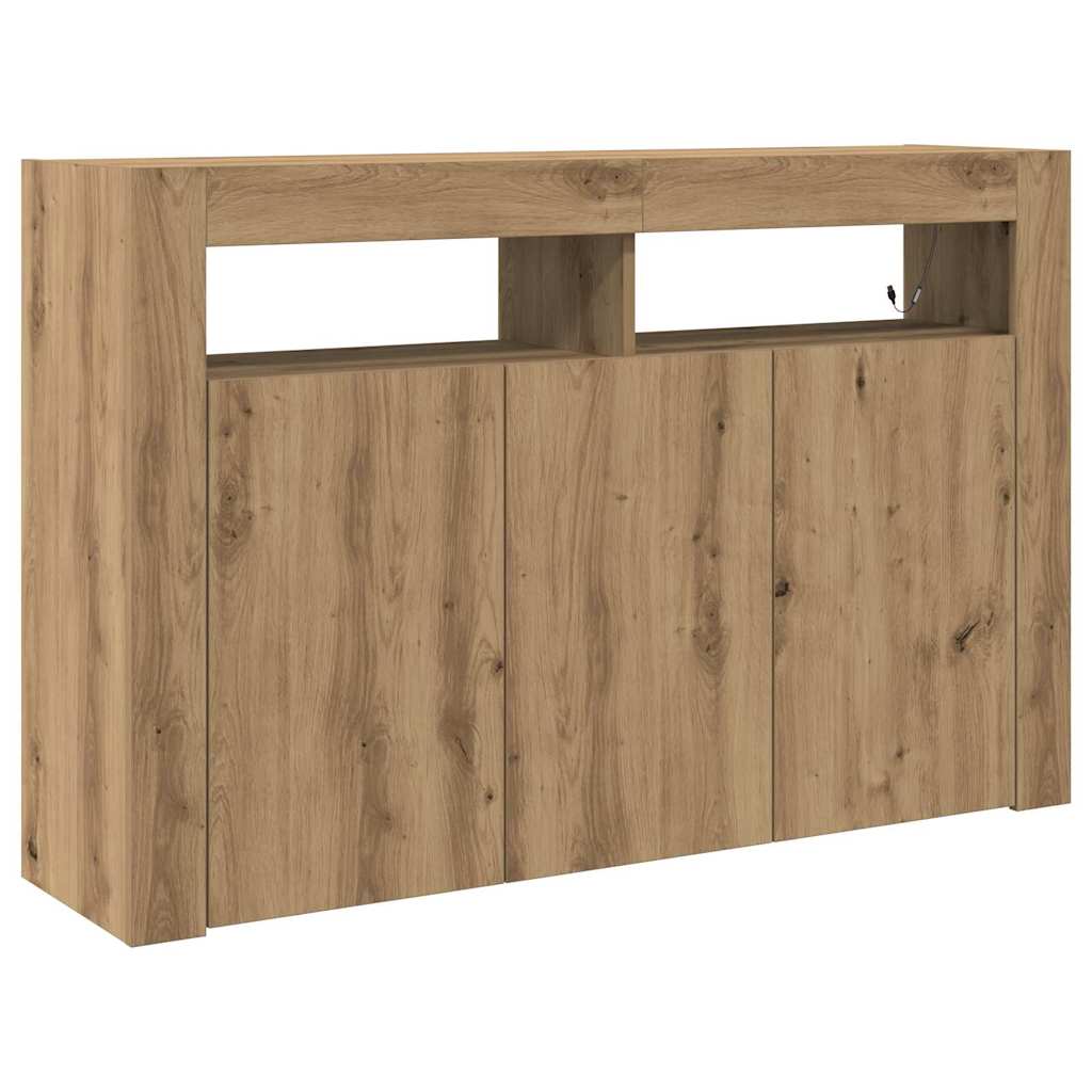 Sideboard Artisan Eg 116 X 30 X 75 Cm Konstrueret Træ - Billede 2