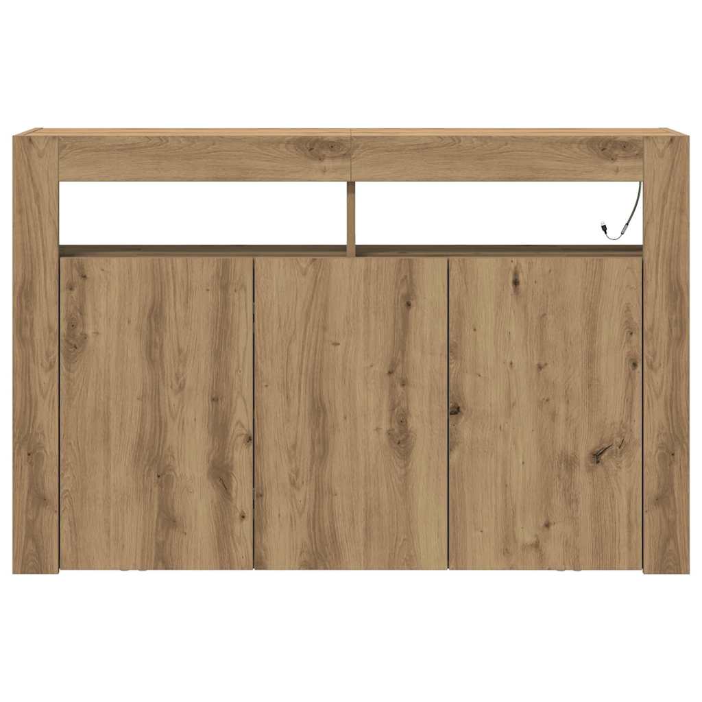 Sideboard Artisan Eg 116 X 30 X 75 Cm Konstrueret Træ - Billede 7