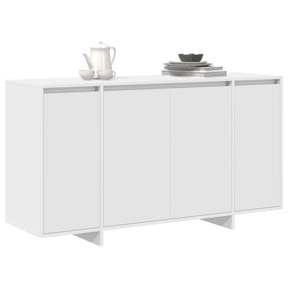 Sideboard Hvid 135 X 41 X 69 Cm Konstrueret Træ - Billede 3