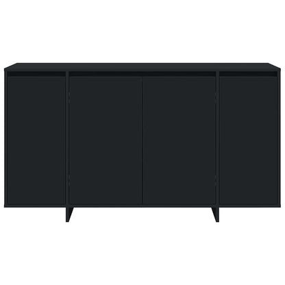 Sideboard Sort 135 X 41 X 69 Cm Konstrueret Træ - Billede 6