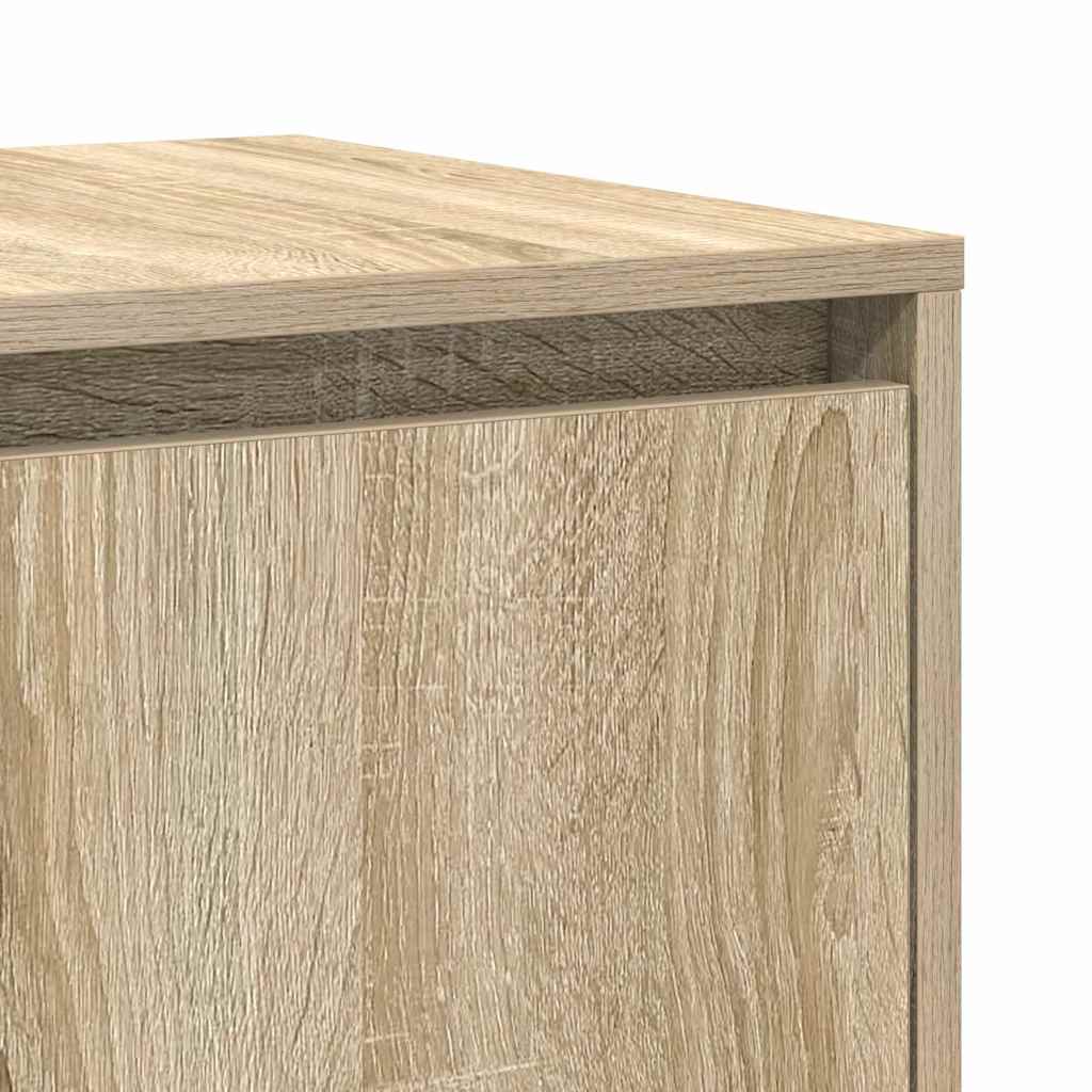 Sideboard Sonoma-eg 135 X 41 X 69 Cm Konstrueret Træ - Billede 9