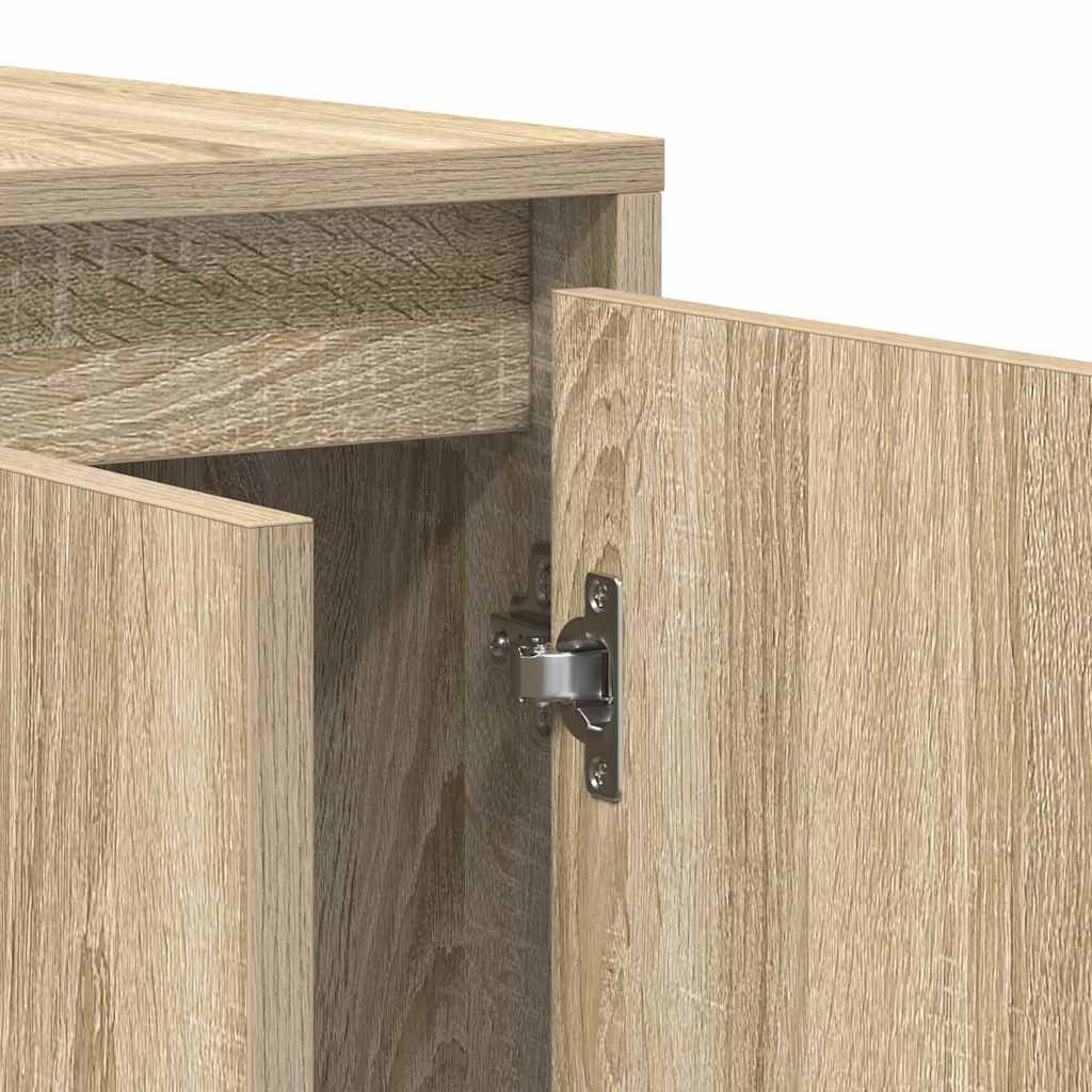 Sideboard Sonoma-eg 135 X 41 X 69 Cm Konstrueret Træ - Billede 10