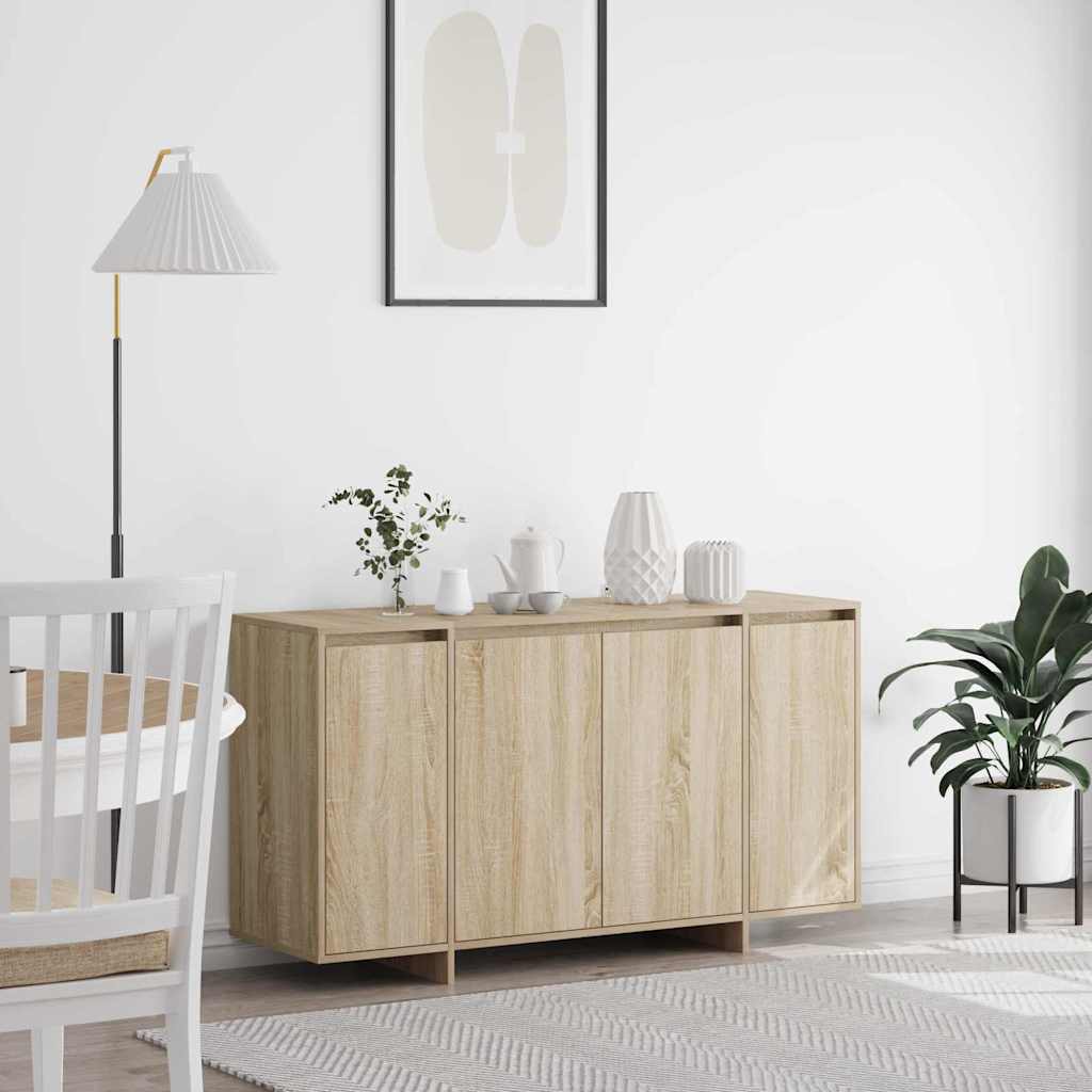 Sideboard Sonoma-eg 135 X 41 X 69 Cm Konstrueret Træ - Hovedbillede
