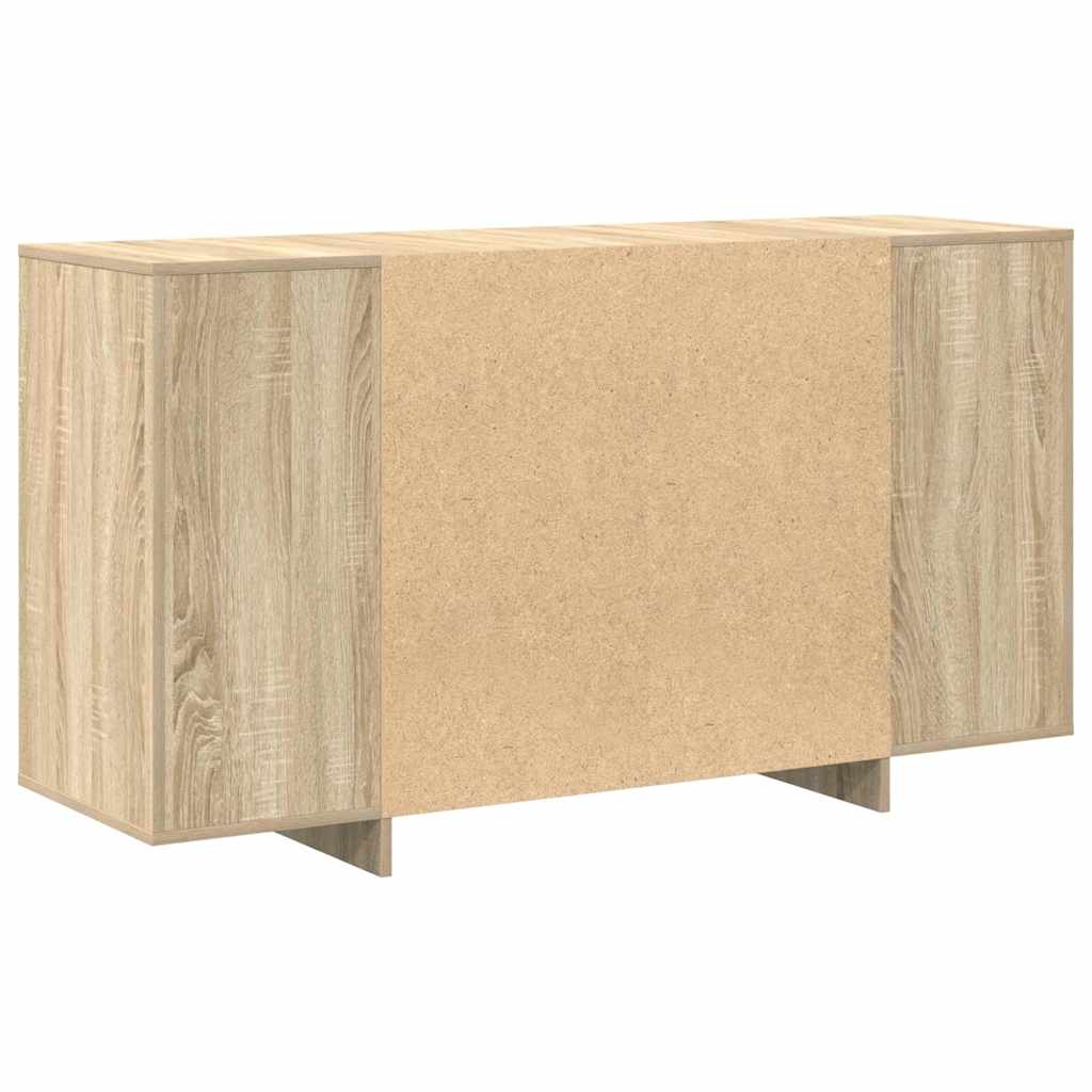 Sideboard Sonoma-eg 135 X 41 X 69 Cm Konstrueret Træ - Billede 8