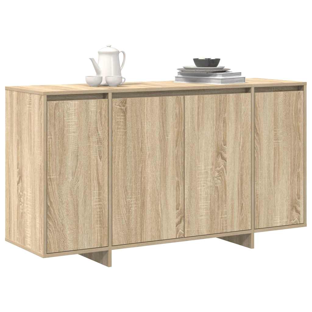 Sideboard Sonoma-eg 135 X 41 X 69 Cm Konstrueret Træ - Billede 3