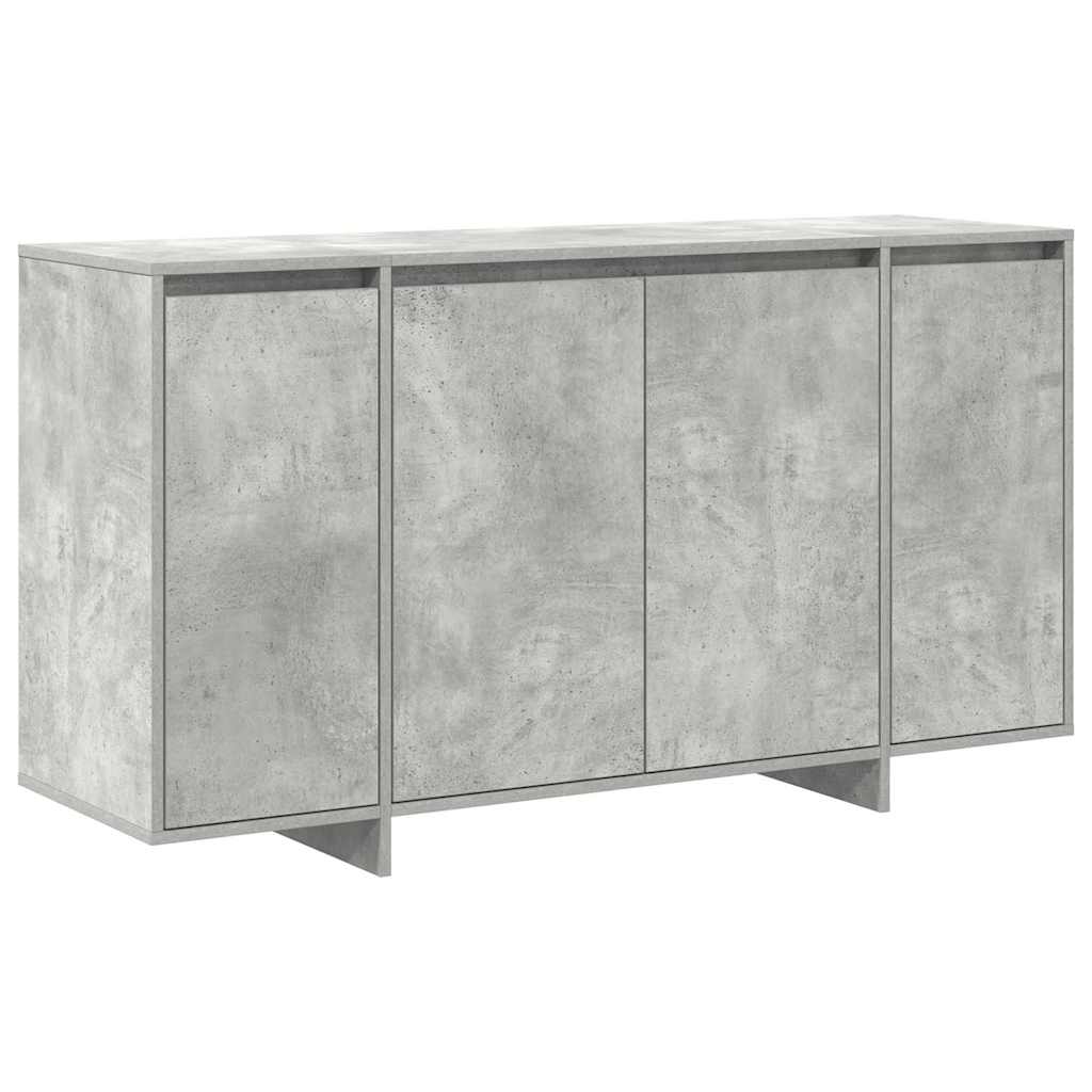 Sideboard Betongrå 135 X 41 X 69 Cm Konstrueret Træ - Billede 2