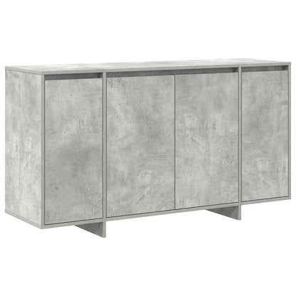 Sideboard Betongrå 135 X 41 X 69 Cm Konstrueret Træ - Billede 2