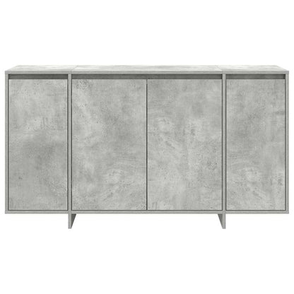 Sideboard Betongrå 135 X 41 X 69 Cm Konstrueret Træ - Billede 6