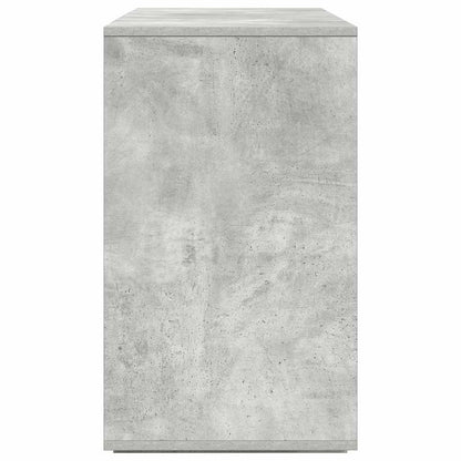 Sideboard Betongrå 135 X 41 X 69 Cm Konstrueret Træ - Billede 7