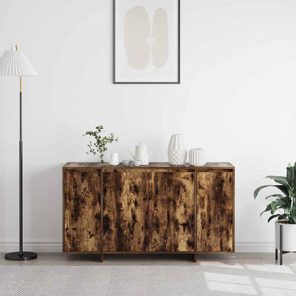 Sideboard Røget Eg 135 X 41 X 69 Cm Konstrueret Træ - Billede 4
