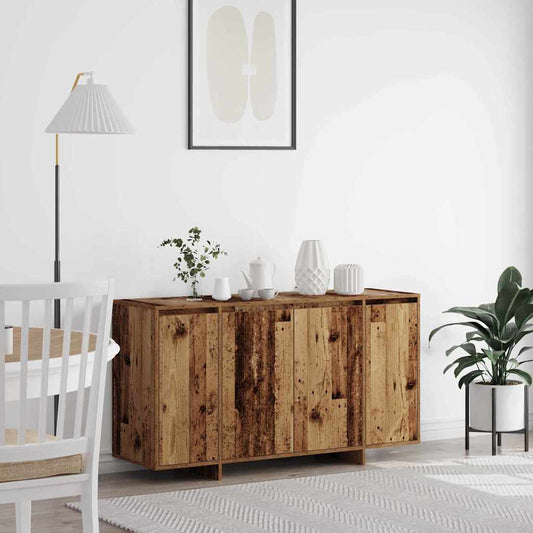 Sideboard Gammelt Træ 135 X 41 X 69 Cm Konstrueret Træ - Hovedbillede
