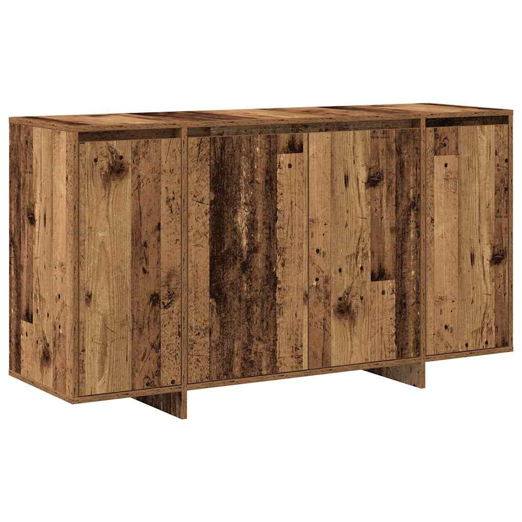 Sideboard Gammelt Træ 135 X 41 X 69 Cm Konstrueret Træ - Billede 2