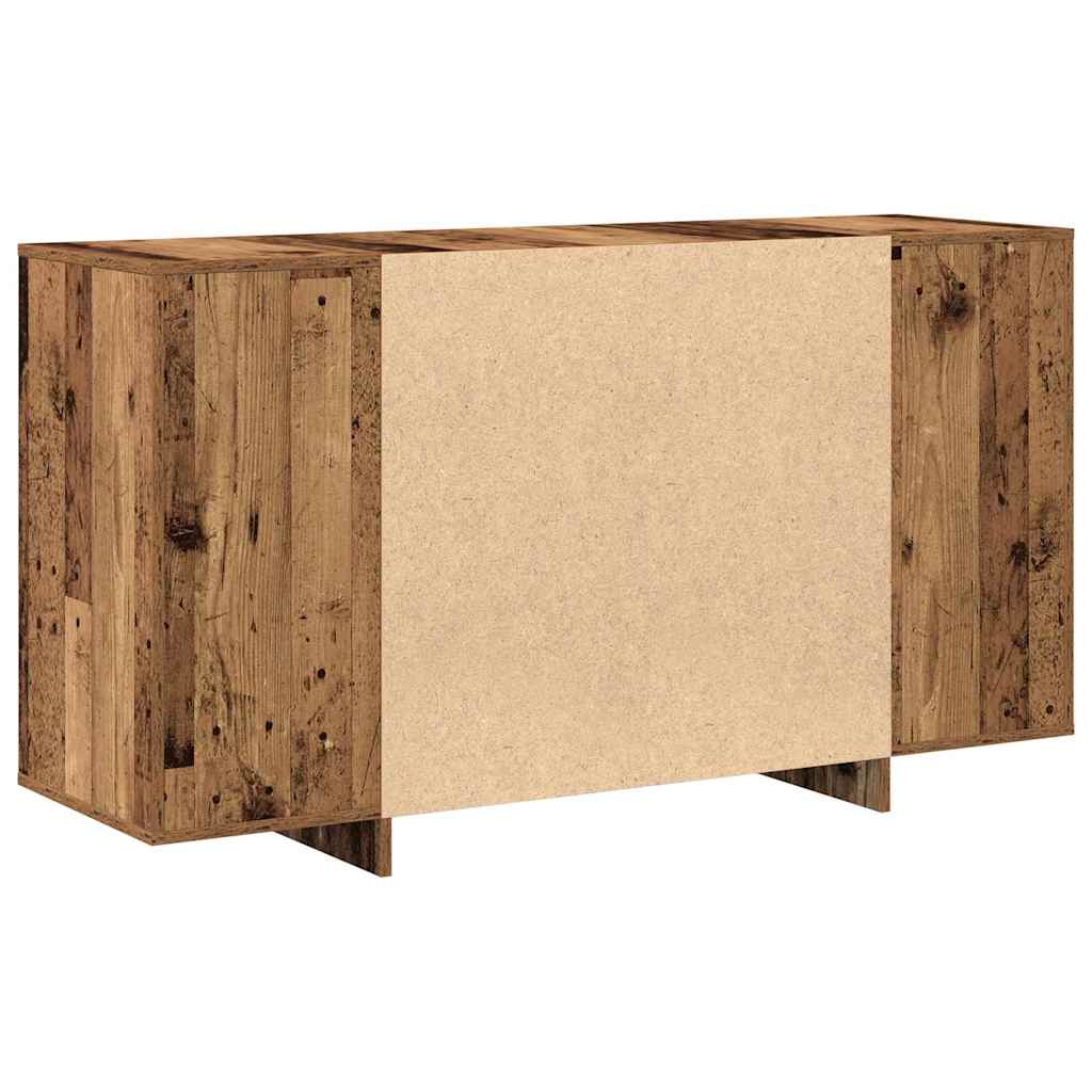 Sideboard Gammelt Træ 135 X 41 X 69 Cm Konstrueret Træ - Billede 8