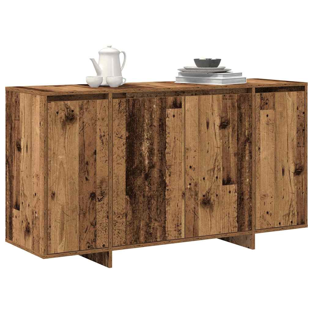 Sideboard Gammelt Træ 135 X 41 X 69 Cm Konstrueret Træ - Billede 3