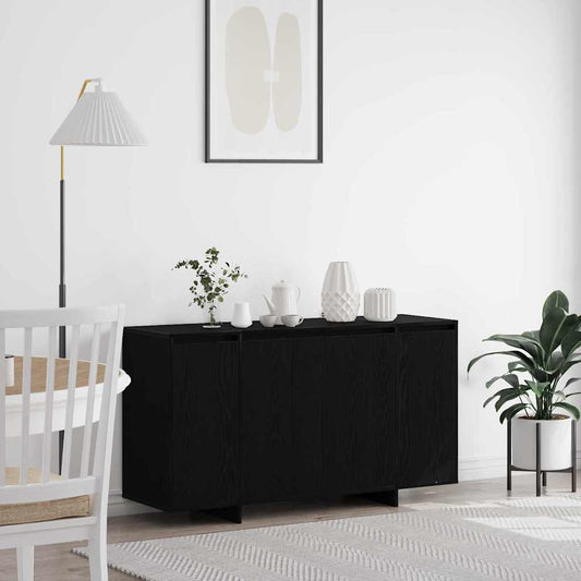 Sideboard Sort Eg 135 X 41 X 69 Cm Konstrueret Træ - Hovedbillede