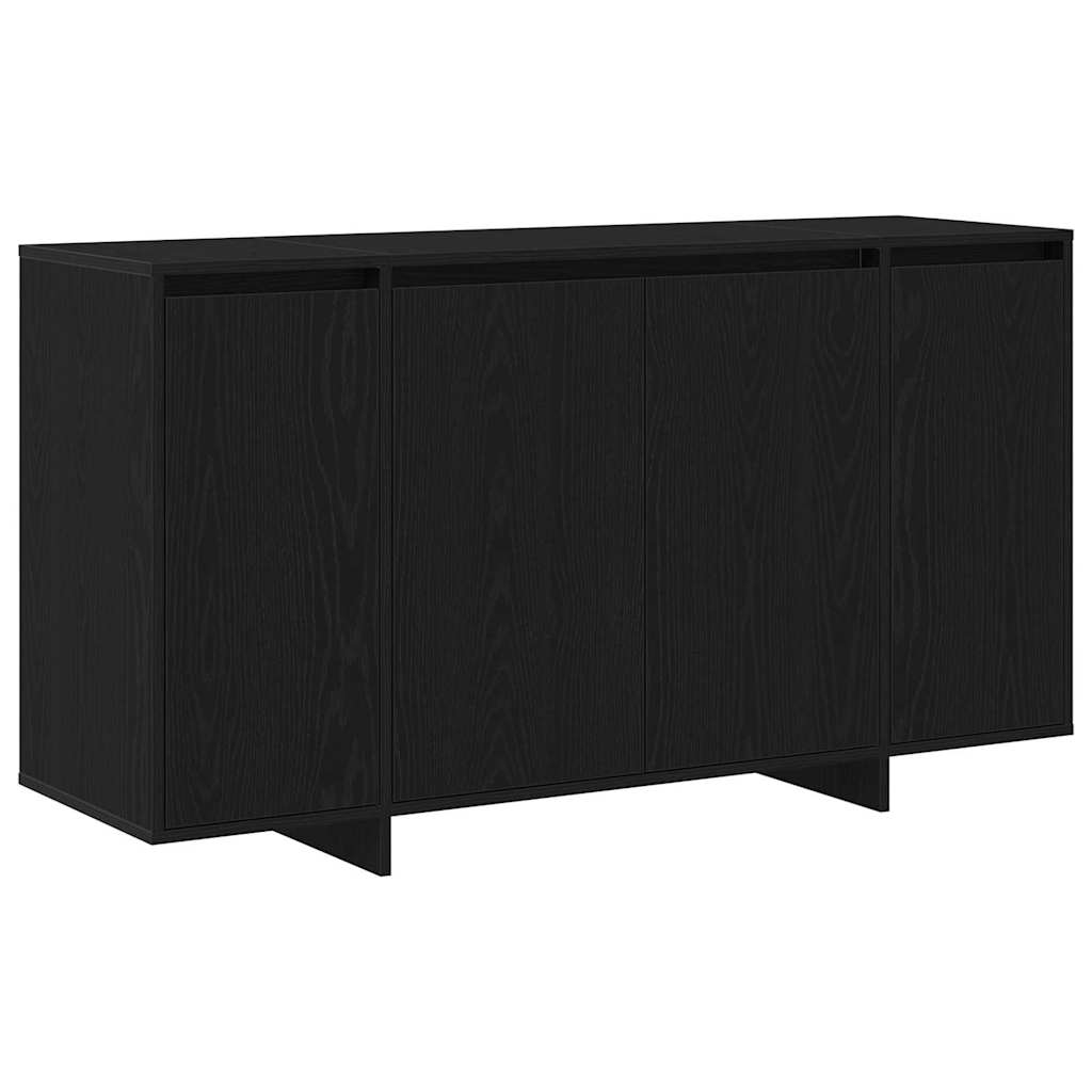 Sideboard Sort Eg 135 X 41 X 69 Cm Konstrueret Træ - Billede 2