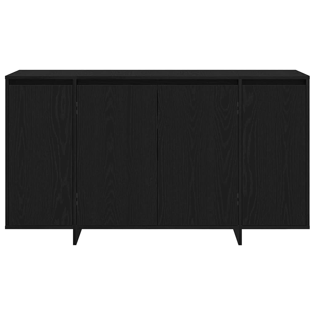 Sideboard Sort Eg 135 X 41 X 69 Cm Konstrueret Træ - Billede 6