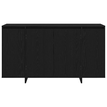 Sideboard Sort Eg 135 X 41 X 69 Cm Konstrueret Træ - Billede 6