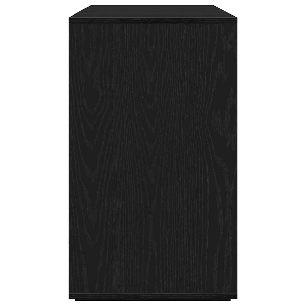 Sideboard Sort Eg 135 X 41 X 69 Cm Konstrueret Træ - Billede 7
