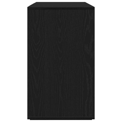 Sideboard Sort Eg 135 X 41 X 69 Cm Konstrueret Træ - Billede 7