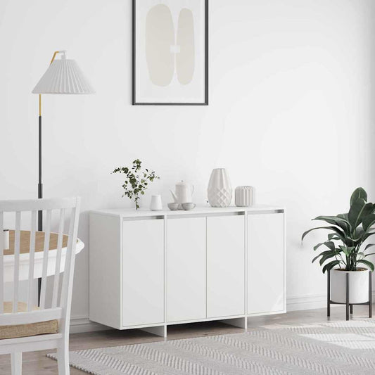 Sideboard Hvid 120 X 41 X 75 Cm Konstrueret Træ - Hovedbillede