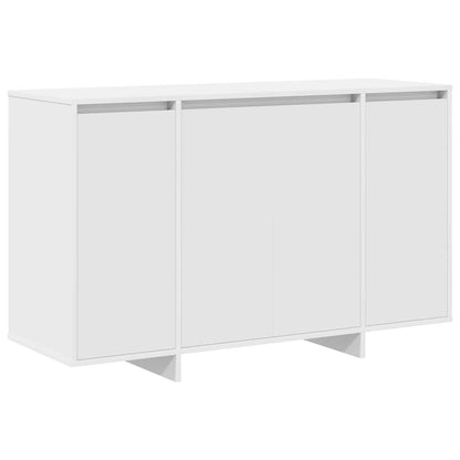 Sideboard Hvid 120 X 41 X 75 Cm Konstrueret Træ - Billede 2