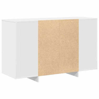 Sideboard Hvid 120 X 41 X 75 Cm Konstrueret Træ - Billede 8