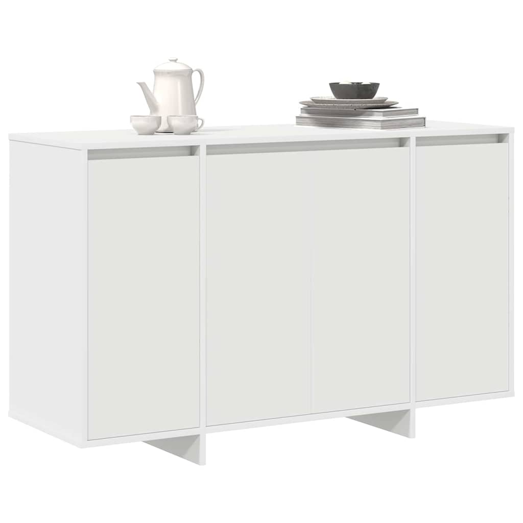 Sideboard Hvid 120 X 41 X 75 Cm Konstrueret Træ - Billede 3