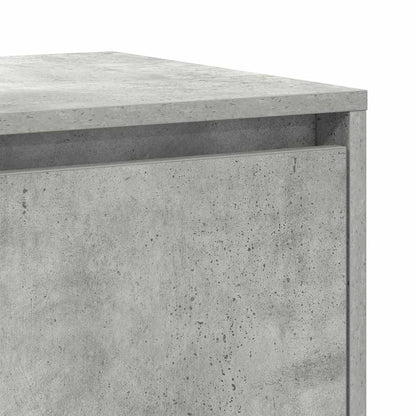 Sideboard Betongrå 120 X 41 X 75 Cm Konstrueret Træ - Billede 9