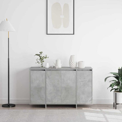 Sideboard Betongrå 120 X 41 X 75 Cm Konstrueret Træ - Billede 4