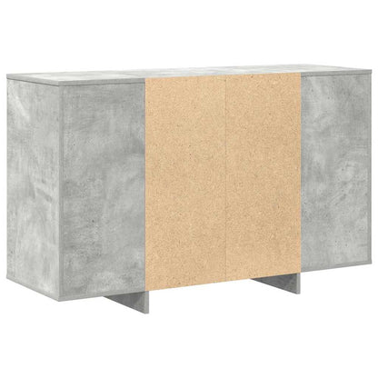 Sideboard Betongrå 120 X 41 X 75 Cm Konstrueret Træ - Billede 8