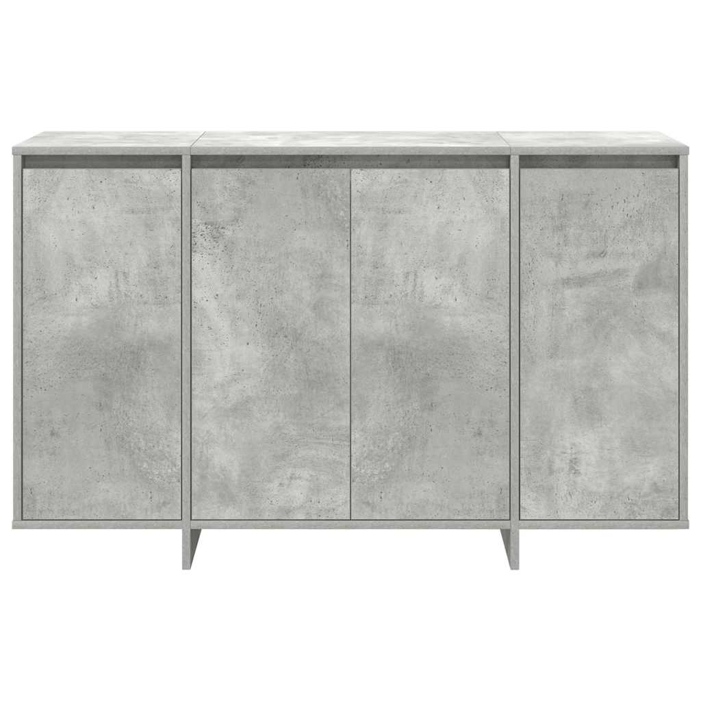 Sideboard Betongrå 120 X 41 X 75 Cm Konstrueret Træ - Billede 6