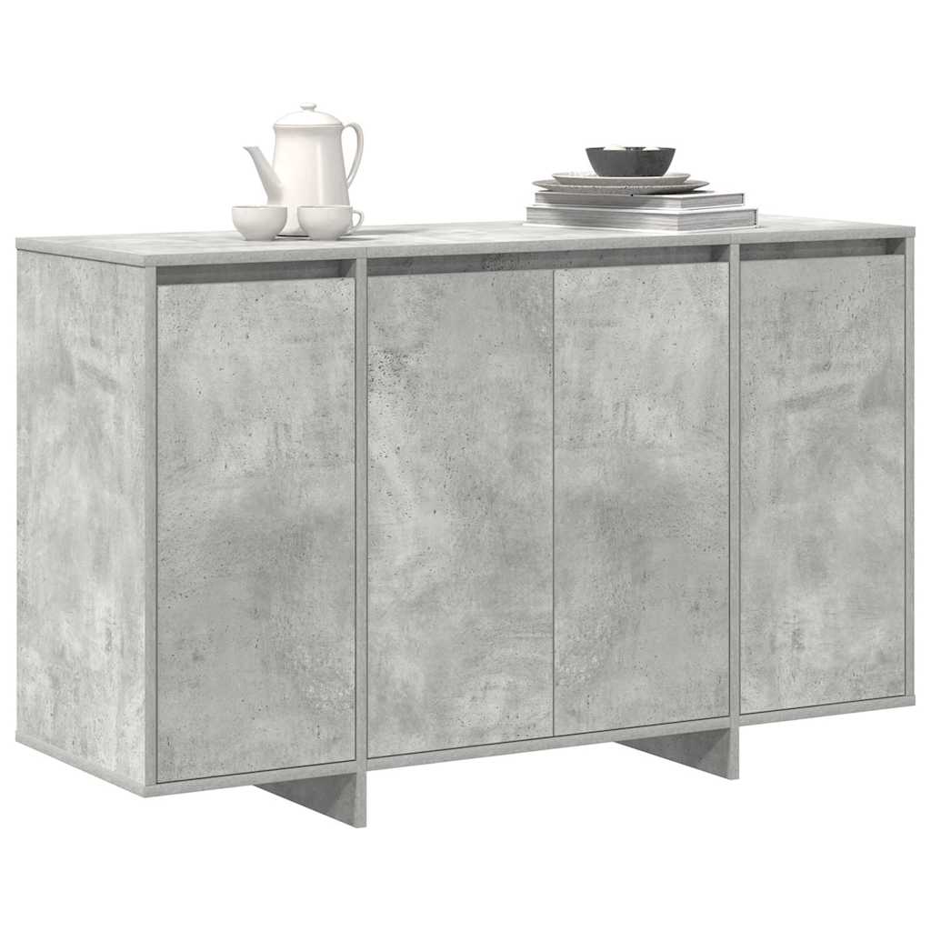 Sideboard Betongrå 120 X 41 X 75 Cm Konstrueret Træ - Billede 3