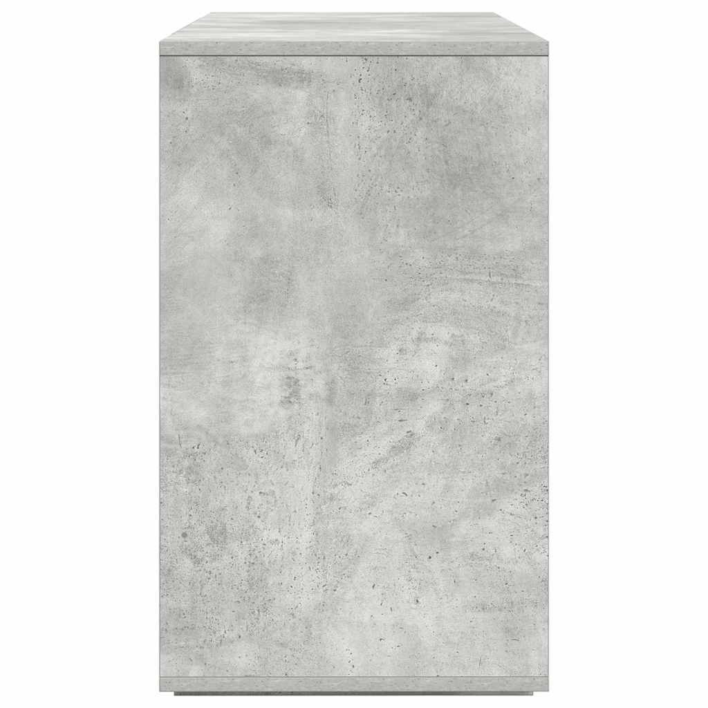 Sideboard Betongrå 120 X 41 X 75 Cm Konstrueret Træ - Billede 7