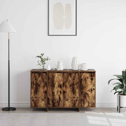 Sideboard Røget Eg 120 X 41 X 75 Cm Konstrueret Træ - Billede 4