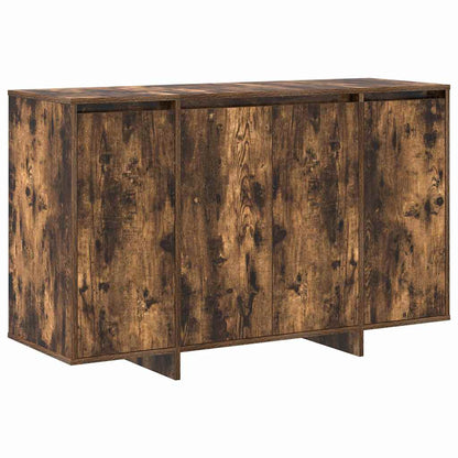 Sideboard Røget Eg 120 X 41 X 75 Cm Konstrueret Træ - Billede 2