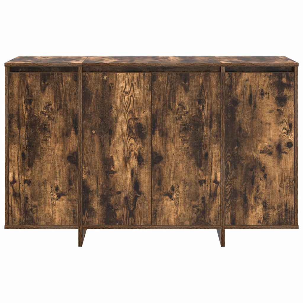 Sideboard Røget Eg 120 X 41 X 75 Cm Konstrueret Træ - Billede 6