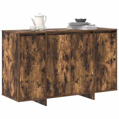 Sideboard Røget Eg 120 X 41 X 75 Cm Konstrueret Træ - Billede 3