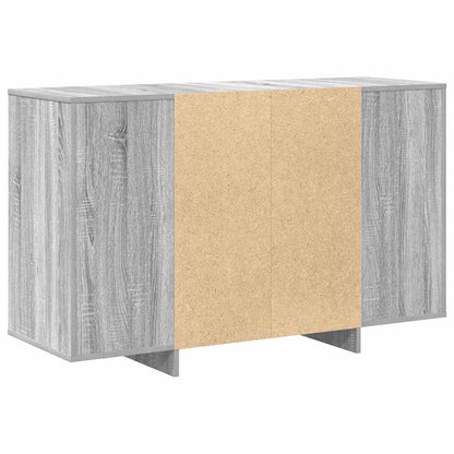 Sideboard Grå Sonoma-eg 120 X 41 X 75 Cm Konstrueret Træ - Billede 8