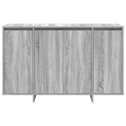 Sideboard Grå Sonoma-eg 120 X 41 X 75 Cm Konstrueret Træ - Billede 6