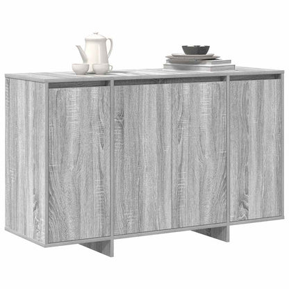 Sideboard Grå Sonoma-eg 120 X 41 X 75 Cm Konstrueret Træ - Billede 3